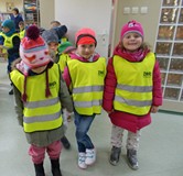 Przedszkolaki po zajęciach