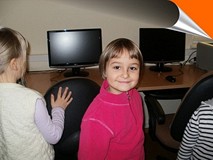 Maluchy w bibliotece