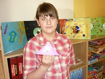 ZAKŁADKA DO KSIĄŻKI Z ORIGAMI