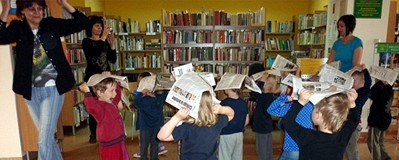 Biedronki w bibliotece