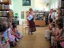 Przedszkolaki w bibliotece