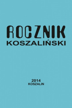 Okładka: Rocznik Koszaliński 2014, nr 42