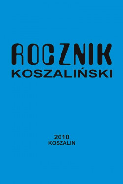 Okładka: Rocznik Koszaliński 2010, nr 38