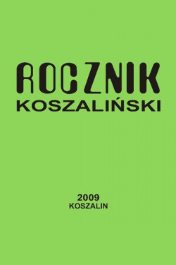 Okładka: Rocznik Koszaliński 2009, nr 37