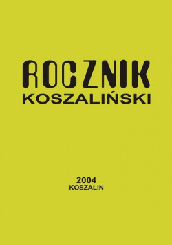 Okładka: Rocznik Koszaliński 2004, nr 32